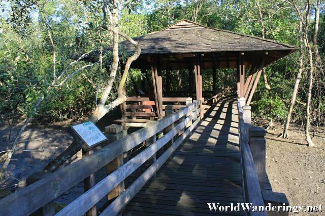 Rest Hut in Sungei Buloh Wetland Reserve