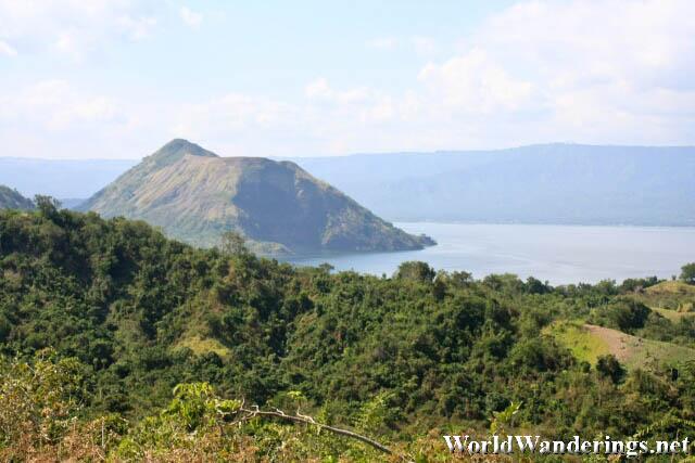 Amazing View of Taal Lake from Volcano