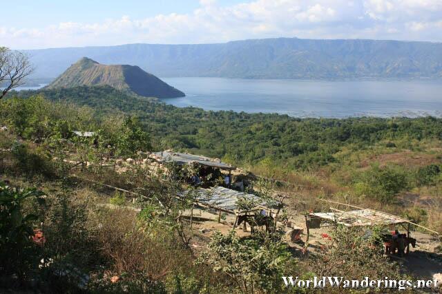 View of Taal Lake From the Crater