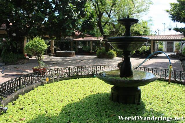 Fountain at Fr. Blanco's Garden