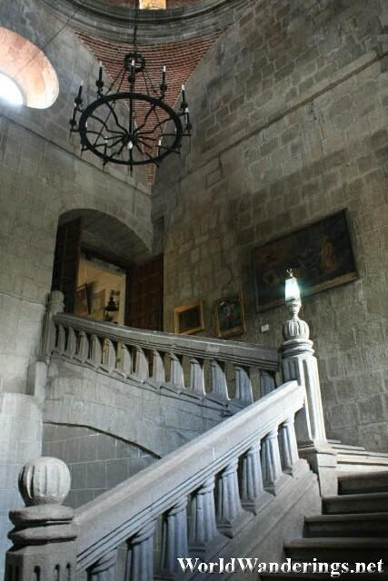 Atmospheric Staircase in the San Agustin Museum
