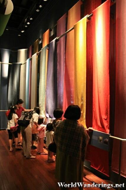 Colorful Fabric on Display at the Singapore Living Galleries - Fashion