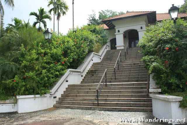 Stairway to Raffles' House