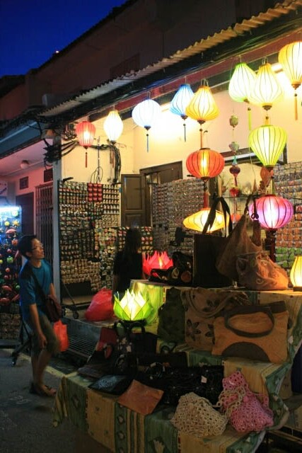 Brightly Lit Shop at Melaka