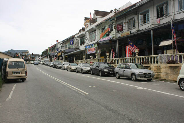Main Drag of the Town of Tanah Rata
