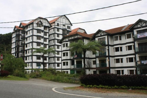 Mock Tudor Housing Blocks in Tanah Rata