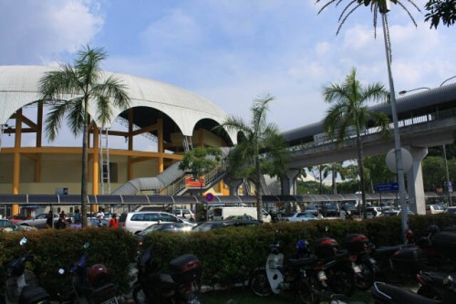 Elevated Walkway Beside the Stadium at Bukit Jalil