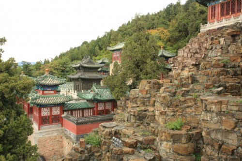 Buildings Beside the Tower of Buddhist Incense 佛香阁