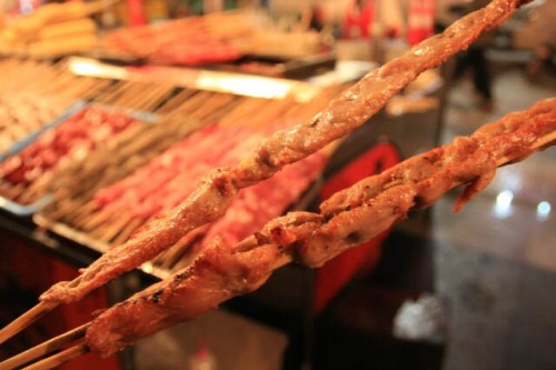 Barbequed Lamb at Donghuamen Night Market