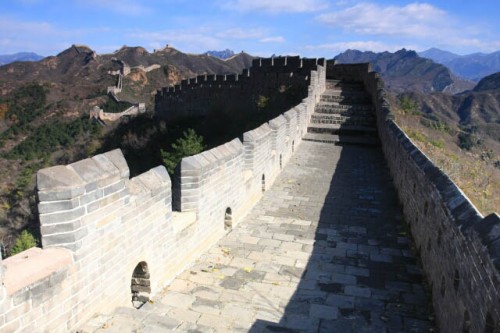 Great Wall as Far as the Eye Can See