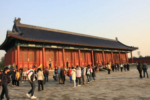 One of the Elegant Buildings on the Side of the Temple of Heaven 天坛