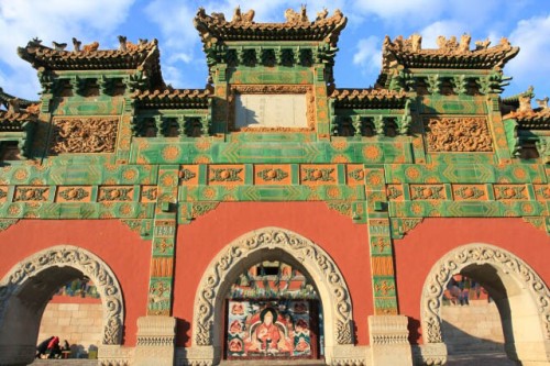 Glazed Gate at the Xumifushou Temple 须弥福寿之庙