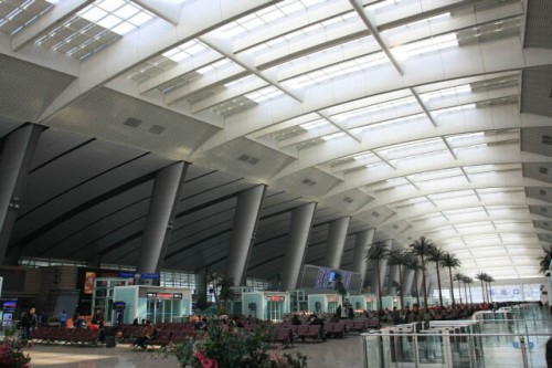 Inside the Beijing South Railway Station 北京南站