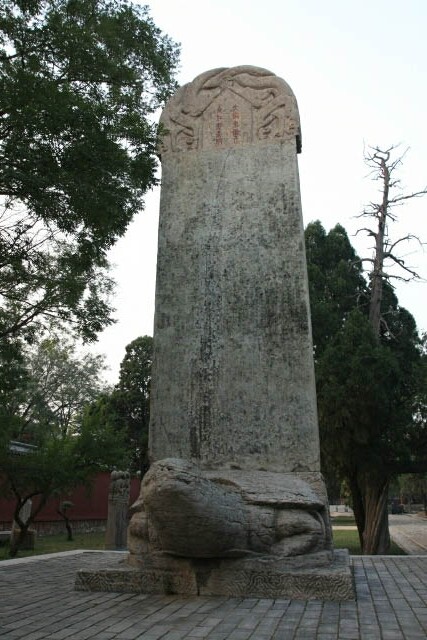 Stele on a Tortoise at the Dai Temple 岱庙