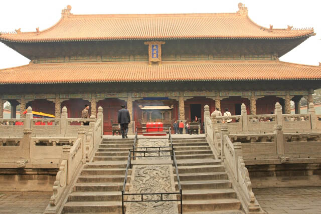 This is not the Forbidden Palace, this is the Da Cheng Palace in the Confucius Temple in Qufu