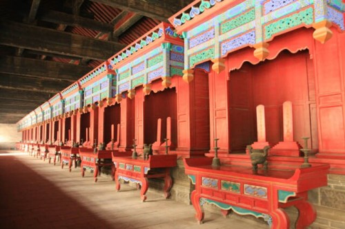 A Row of Sacrificial Altars in Confucius Temple 孔庙