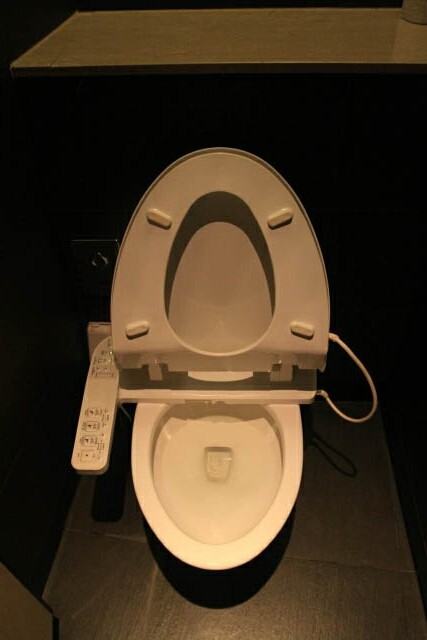 High Tech Toilet Seat at the Shanghai World Financial Center 上海世界金融中心