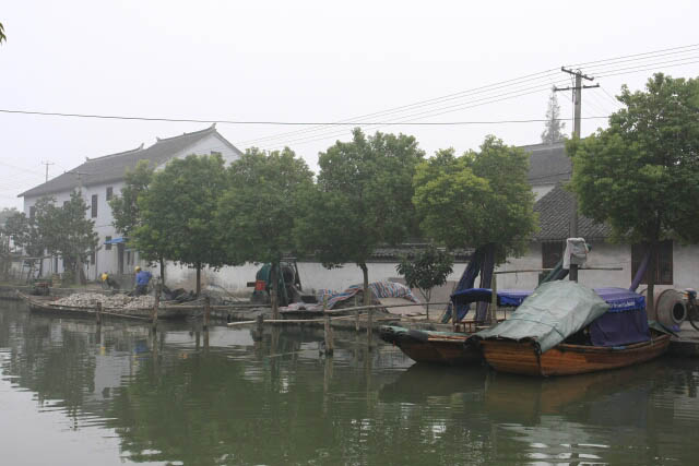 Boats By the River in Zhou Zhuang 周庄