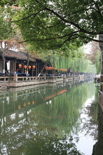 Riverside View of Zhou Zhuang 周庄