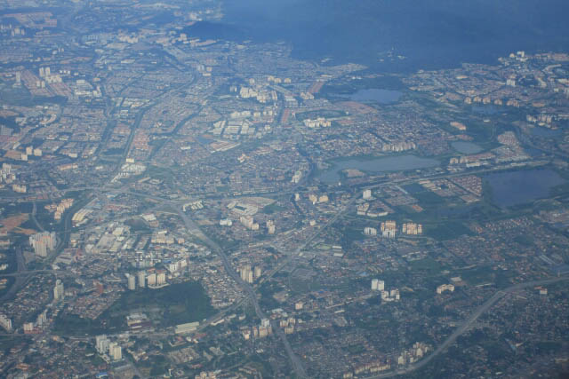 View of Kuala Lumpur from the Air