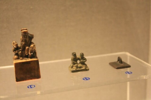 Various Chops on Exhibit at the Shanghai Museum 上海博物馆