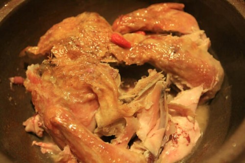 Chicken in Pot at The Grandma's Restaurant 外婆家