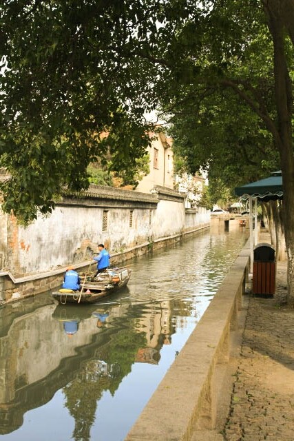 Boat in One of Suzhou's Canals