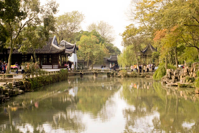 Lake in the Humble Administrator's Garden 拙政园