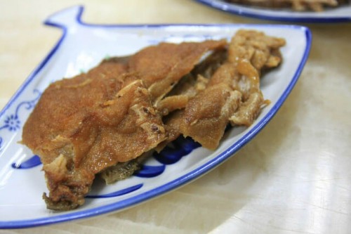 Salted Fish in Suzhou Noodle King 苏州面大王