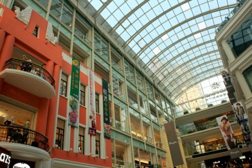 Impressive Glass Ceiling in a Mall in Zhongyang Street 中央街 in Haerbin 哈尔滨