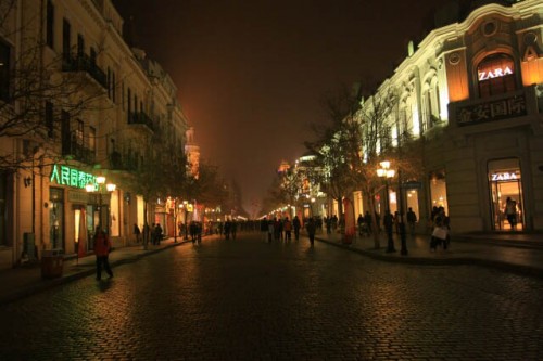 Night Scene at Zhongyang Street 中央街