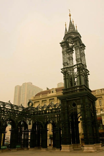 Steel Tower at Sophia Square in Haerbin 哈尔滨