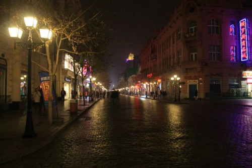 Zhongyang Street 中央街 at Night