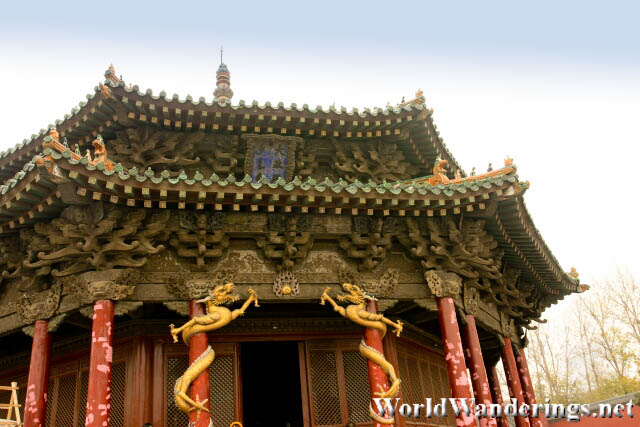 Ornate Dazheng Hall at the Shenyang Imperial Palace 沈阳故宫
