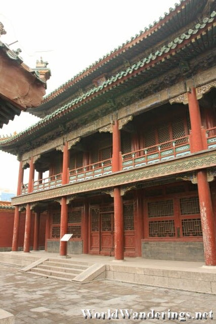 Tall Buildings at Qianlong's Palace in the Imperial Palace in Shenyang 沈阳故宫