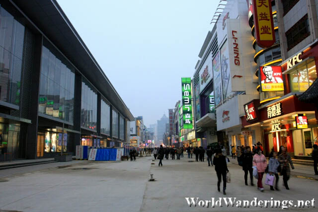 Zhong Street 中街 in Shenyang 沈阳