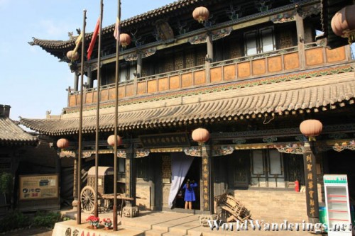 Close Up of the Old Town Building in Pingyao 平遥