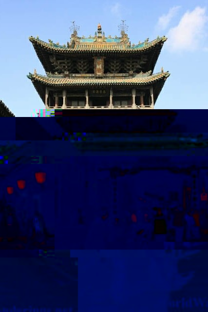 Market Tower at Pingyao Ancient Town 平遥古城