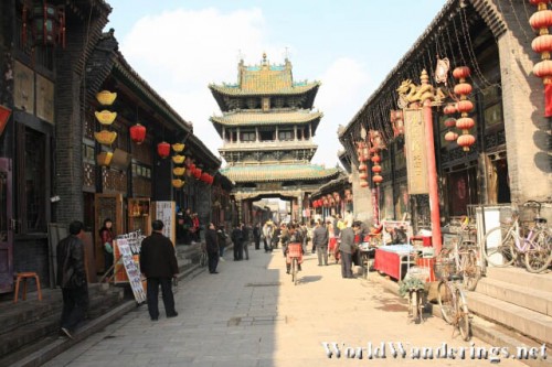 Main Street in Pingyao Ancient Town 平遥古城