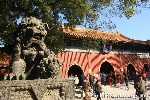Entrance to the Hall of Heavenly Kings 天王殿