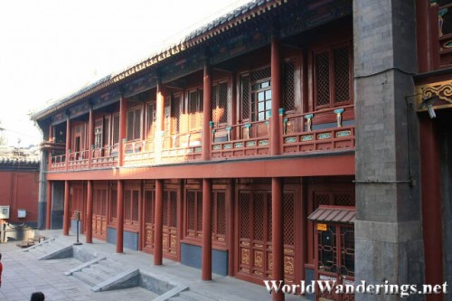 One of the Quiet Halls Behind the Yonghe Temple