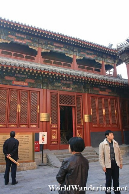 Jie Tai Building at the Beijing Lama Temple 雍和宫