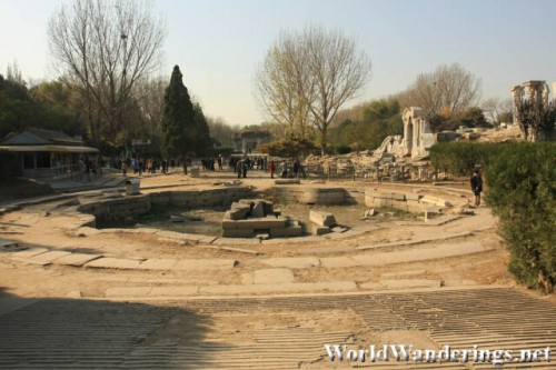 Ruins of Some European Style Palace in Yuanmingyuan Park 圆明园