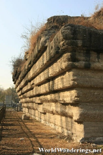Part of the Ruined Imperial Palace in Yuanmingyuan Park 圆明园