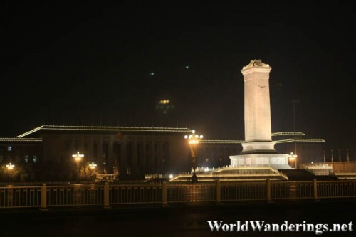 Monument of the People's Heroes at Night