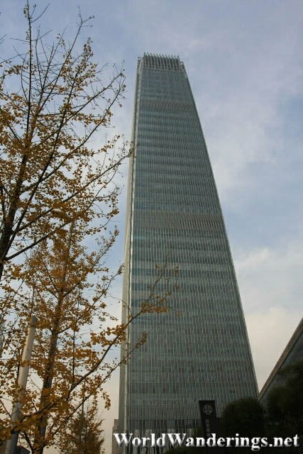 Very Tall Office Tower in Beijing's Central Business District