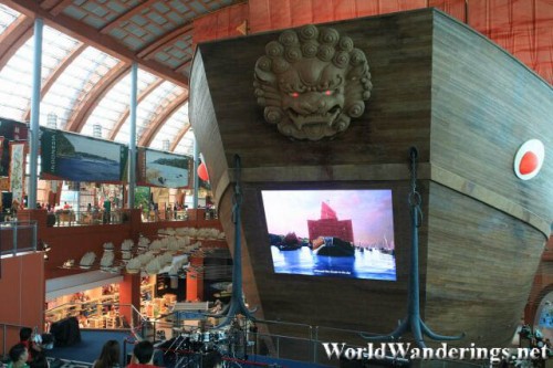 What Would Have Admiral Zheng He Done to Get a Ship with a Moving Lion's Head and Large LCD Screen on His Ship