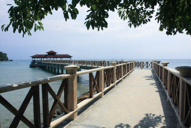 A Look at the Walkway to the Jetty at Perhentian Kecil