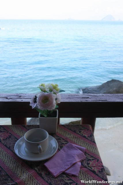 Breakfast By the Sea at Senja Bay Resort at Perhentian Kecil