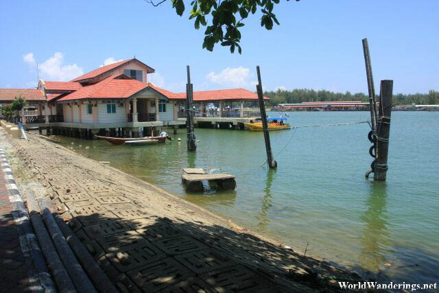View from the Kuala Besut Jetty